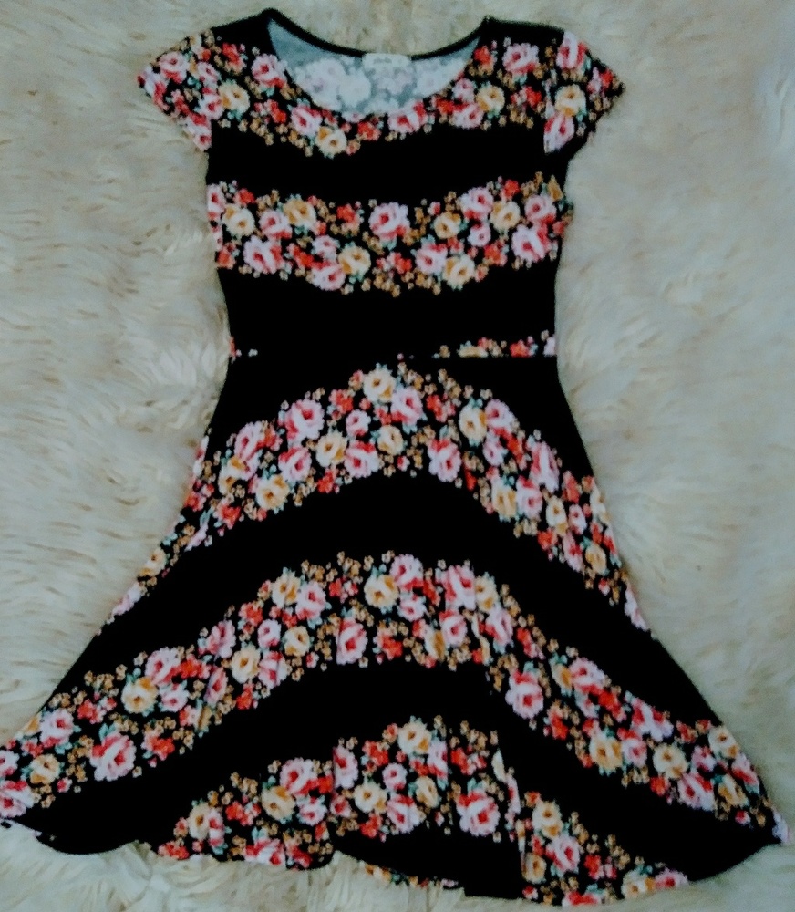 Black Floral Dress